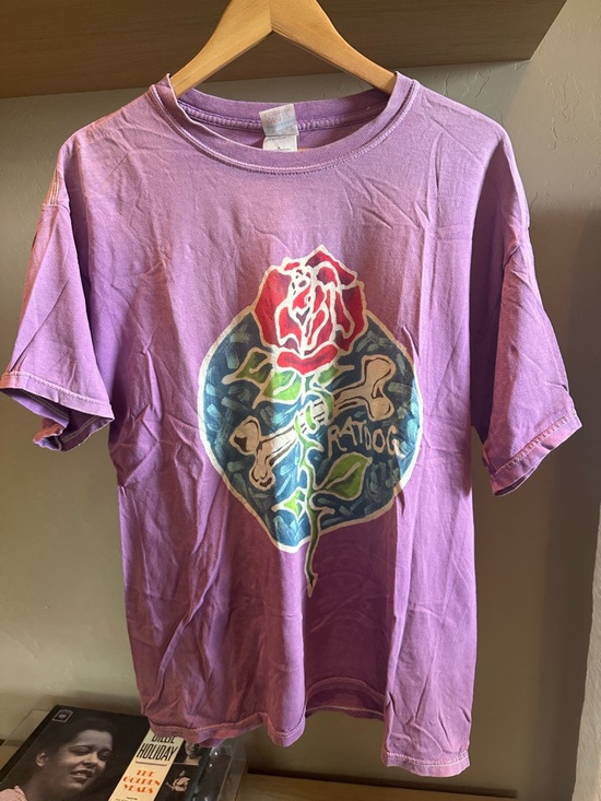 Glidan Other - “Rat Dog” Vintage Band Tee with Rose/Bone Motif